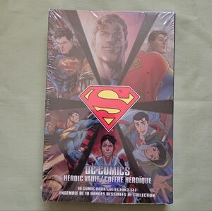 DC Comics Heroic Vault Superman 10 Comic Books Collector's Set‎ Sealed Box